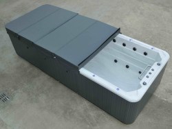 dark grey composite panels